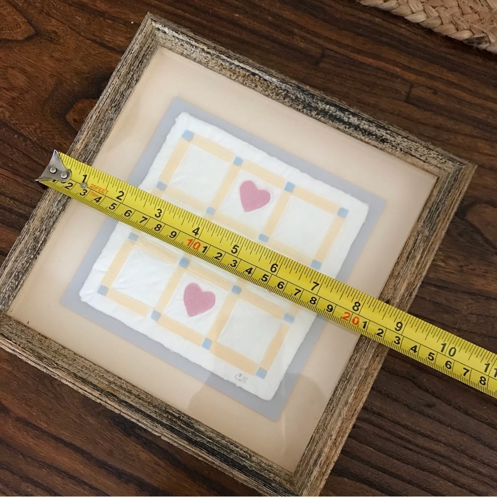 ▪️VINTAGE Set of 2 Quilt Shadowbox Art - Picture 7 of 13